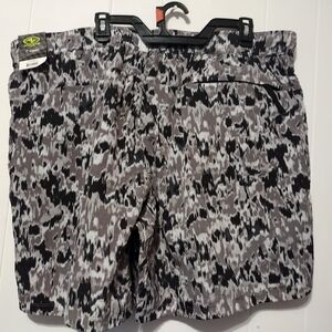 AW Nylon Mens Shorts with Brief Size XXL